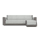 Italian Bed Linen Comfort Housse de canapé antidérapante avec méridienne Gris 190 cm