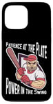 iPhone 13 Pro Max Patience at the Plate Power in the Swing Baseball Player Case