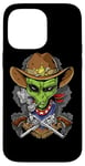 Coque pour iPhone 14 Pro Max Espace Extraterrestre Cowboy Drôle Cosmique UFO Garçons