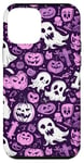 Coque pour iPhone 12 mini Violet Pop Art Géométrique Mignon Fantôme Spooky Pastel Goth Rétro