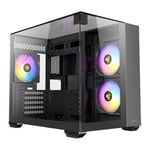 Antec CX600M Trio ARGB Mini Tower Tempered Glass Black PC Gaming Case