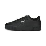 Puma Childrens Unisex Carina 2.0 Sneakers Trainers - Black - Size UK 4.5