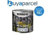 Ronseal 39189 Direct to Metal Paint Steel Grey Matt 250ml RSLDTMSGM250