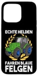 Coque pour iPhone 15 Pro Max Slurry Real Heroes Driving Blue Rims Tracteur Organic Farmers