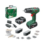 Bosch EasyDrill 18V-40 + SystemBox (2 x batteri og lader inkludert)