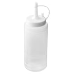 Zenker 41052 Flacon de décoration, flacon souple pour décoration, flacon vide, Plastique, Transparent, 12 x 5,3 cm