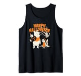 Winnie The Pooh & Piglet Happy Halloween Tank Top