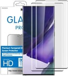 2 Films Toughened Glass Screen Protector 3D Curved For Samsung Note 20 Ultra