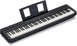 YAMAHA P-45B Digital Piano - Light and Portable Piano for Hobbyists and Beginners, in Black