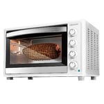 Cecotec Mini-four Bake&Toast 4600 White Gyro. Four à convection avec rôtissoire, 46 L de capacité, 12 modes de cuisson.