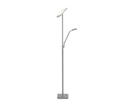 Lindby - Sumani LED Gulvlampe Satin Nickel