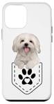 Coque pour iPhone 12 mini Chiot Shih Tzu dans une poche – Shih Tzu de poche pour garçons et filles