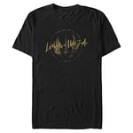 Star Wars Long Live Jedi Crest Organic Short Sleeve T-Shirt, Black, XXL