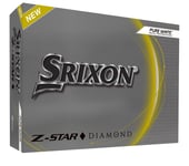 2023 Srixon Dozen White Golf Balls Z-Star Diamond 12-Pack Ball