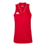 Kappa CAIRA Maillot de Basket-Ball Femme, Red, FR : XS (Taille Fabricant : XS)