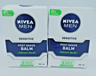 NIVEA MEN Sensitive Post Shave Balm, 100ml - Pack Of 2. M49