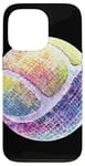 Coque pour iPhone 13 Pro Art Balle De Tennis Colorée Pour Sportifs