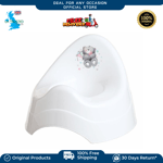 Baby Kids Toddler Plastic Potty Toilet Seat Trainer Training Seat White Bear