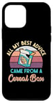 Coque pour iPhone 12 mini All My Best Advice Came from a Cereal Box – Funny Sarcastic