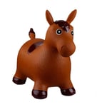 Relaxdays Cheval Ballon Sauteur, 10024991_93, Marron, H x W x D: app. 48 x 26 x 58 cm