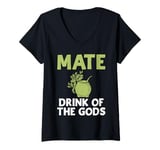 Womens Mate Drink of the Gods Mate V-Neck T-Shirt