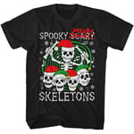 Spooky Scary Skeletons - Merry skeletons - Licensed - Adult Short Sleeve T-Shirt