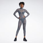 Reebok Cardi B Mesh Jumpsuit Women Pure Grey 2