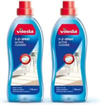 Vileda 1-2 Spray Floor Cleaning Liquid, 750 ml,Transparent,Pack of 2