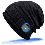 Idee Cadeau Personnalisé Noel Homme Femme Original High Tech Gadget Insolite Utile Bonnet Bluetooth pour Papa Pere ado Garçon Couple Collegue Frere Casquette Chapeau pour Anniversaire