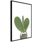 Plakat - Ear Cactus - 30 x 45 cm - Sort ramme