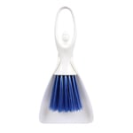 JSCARLIFE Mini Dust Pan And Brush Set 2 in 1, Small Broom and Dustpan Set the Best Mini Hand Broom,Blue …