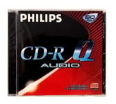 Philips CD-R Q Audio CD R Recordable Compact Disc 80min / 700mb - NEW & SEALED