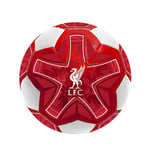 Liverpool FC Crest Mini Fotboll 4in Röd/Vit Red/White 4in