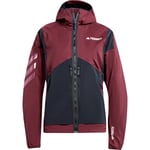 adidas Terrex Softshell Jakke Dame - Bordeaux - str. M