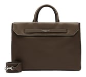 Liebeskind Sac d'affaires L Lora Aspect Veau, Satchel Femmes, Light Truffe