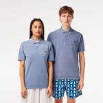 Lacoste Unisex Natural Dyed Polo Shirt in Blue Cotton - Size X-Small