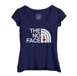 T-Shirt Femme Col Echancré The No Face Parodie Film Marque Japon Anime