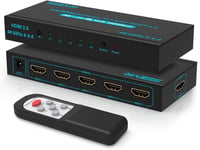 Switch Hdmi 4K,Switch Hdmi Automatique,Commutateur Hdmi,Hub Hdmi Multi Ecran Pc,Duplicateur Hdmi,Multi Hdmi Pour Tv,Multiprise Hdmi Pour Tv,Ps4,Hdtv,Xbox,Blu-Ray Système,Windows