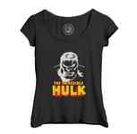 T-Shirt Femme Col Echancré The Incredible Hulk Super Héros Bd Film Geek