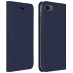 Apple iPhone SE 2020 Folio Cover Korthållare Video Support Dux Ducis Midnight Blue Blue