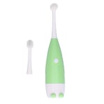 (Green)Toddler Electric Toothbrush Kids Plastic Cleaning Toothbrushes DDD