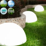 Deuba - monzana® Set de 3 lampes led solaire extérieur Jardin étanche sans fil avec capteur luminaires eclairage interrupteur