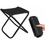 Cyslmuk - Tabouret de camping pliant Tabouret pliant extérieur, petit tabouret pliant de camping portable pour le camping, la pêche, le pique-nique,