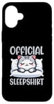 Coque pour iPhone 16 Plus Chemise de nuit officielle American Shorthair Funny Cat Lover