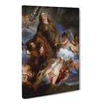 Anthony Van Dyck Saint Rosalie In Glory 2 Classic Painting Canvas Wall Art Print Ready to Hang, Framed Picture for Living Room Bedroom Home Office Décor, 24x16 Inch (60x40 cm)