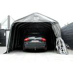 Tente Abri Voiture Garage pro 3,6x7,2x2,68m pe, Gris