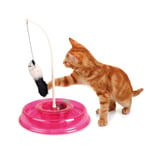 Jouet Circuit TIBO rond rose  ø 27,5 cm x 38 cm, pour chat