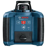 Bosch Professional - Laser rotatif portée avec récepteur 250m - GRL 250 HV Bleu