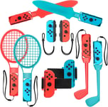 2024 Switch Sports Accessories Bundle for Nintendo Switch Games , 10-In-1 Family