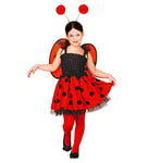 Widmann 49329 Coccinelle Costume pour enfants, multicolore, 104 cm/2-3 ans